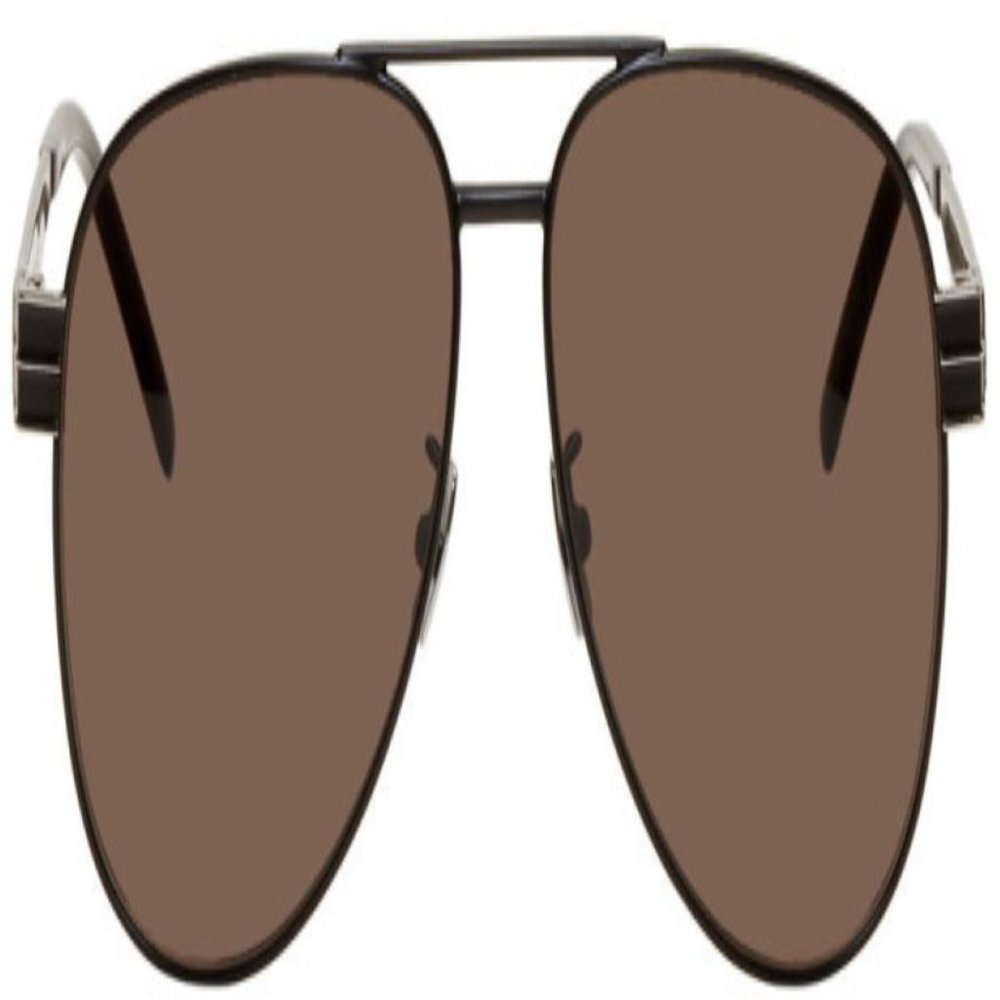 YSL Saint Laurent Monogram Black Unisex Sunglasses (SL M53-001)